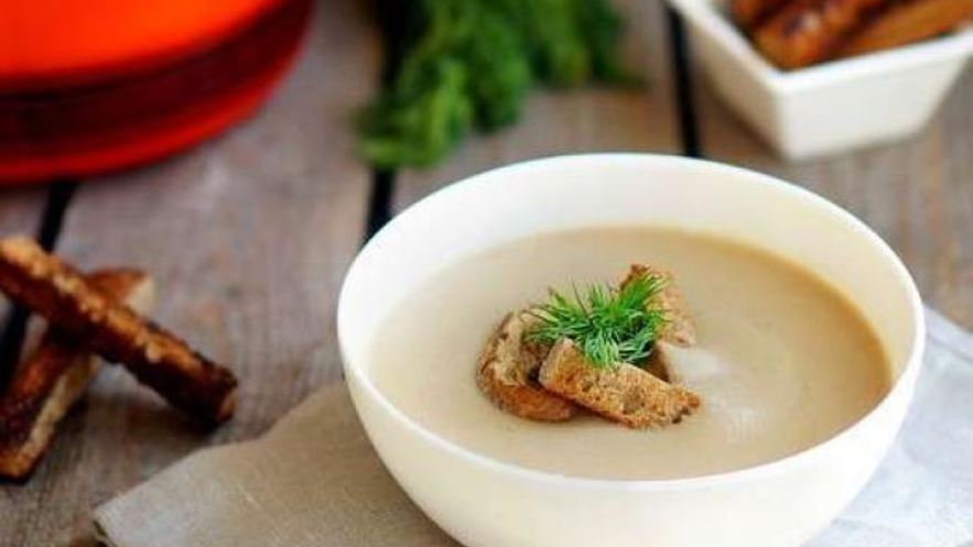 Рецепт грибного супа-пюре со сливками