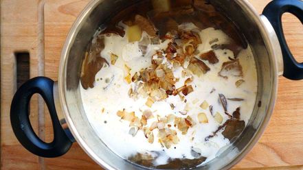 Рецепт грибного супа-пюре со сливками