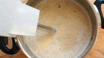 Рецепт грибного супа-пюре со сливками