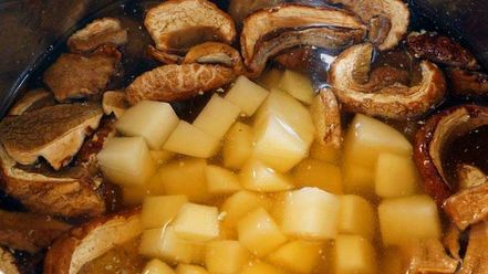 Рецепт грибного супа-пюре со сливками