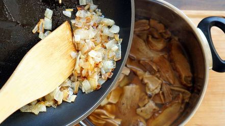 Рецепт грибного супа-пюре со сливками