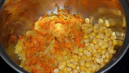 Рецепт кукурузного супа-пюре с тунцом