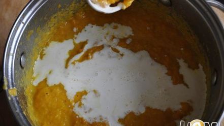 Рецепт морковна-сливочного суп-пюре с карри и ананасами