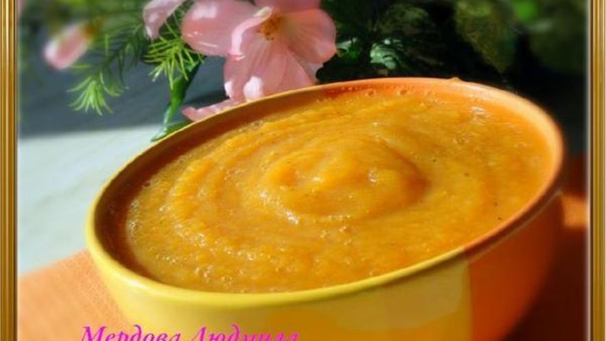 Рецепт морковного супа-пюре