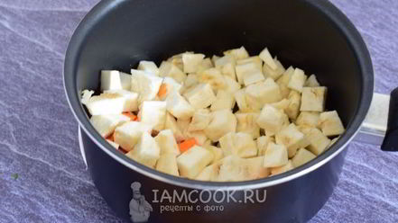 Рецепт сливочного супа-пюре из корневого сельдерея