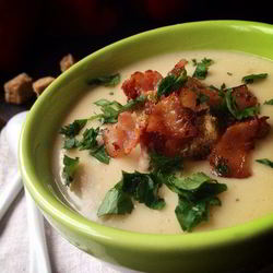 Рецепт Супа-пюре из белой фасоли