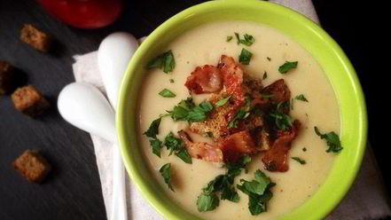 Рецепт супа-пюре из белой фасоли