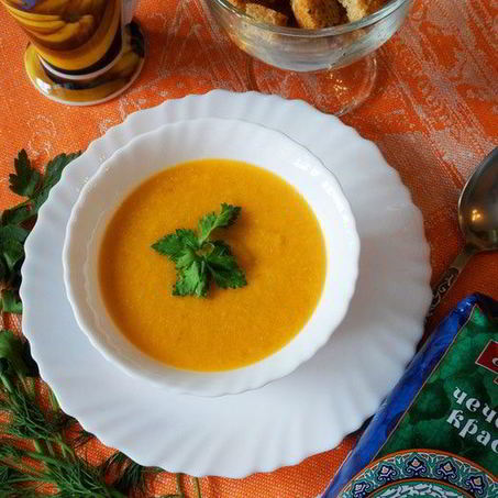 Рецепт Супа-пюре из чечевицы