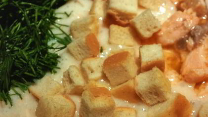 Рецепт Супа-пюре из лосося