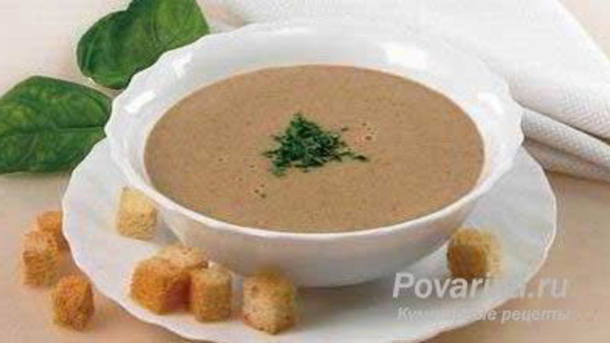 Рецепт супа-пюре из печени