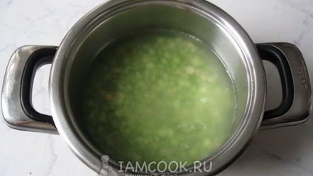 Рецепт супа-пюре из сухого зеленого гороха