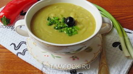 Рецепт супа-пюре из сухого зеленого гороха