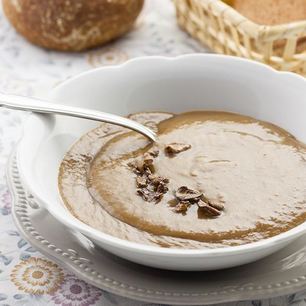 Рецепт Супа пюре из сушеных грибов
