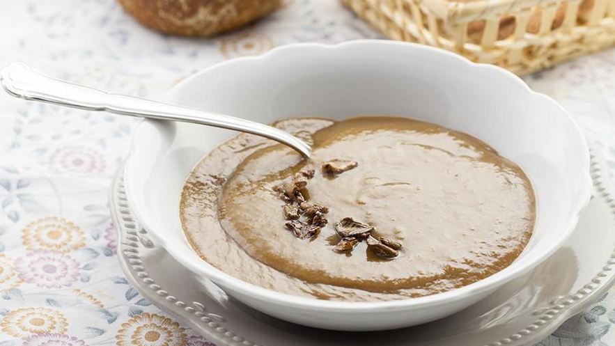 Рецепт супа пюре из сушеных грибов