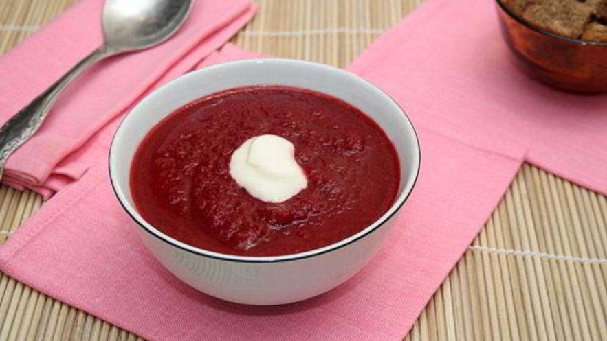 Рецепт супа-пюре из свеклы