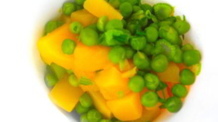 Рецепт супа-пюре из тыквы и горошка