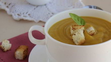 Рецепт супа-пюре из тыквы и кабачков