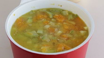 Рецепт супа-пюре из тыквы и кабачков