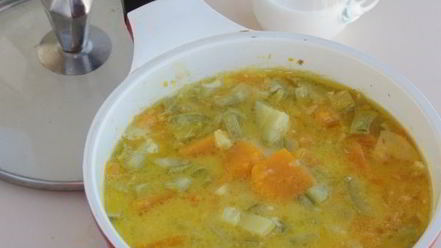 Рецепт супа-пюре из тыквы и кабачков