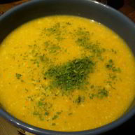 Рецепт Супа-пюре из тыквы и яблока