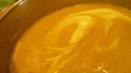 Рецепт супа-пюре из тыквы и яблока