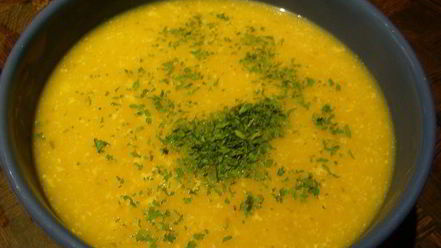 Рецепт супа-пюре из тыквы и яблока