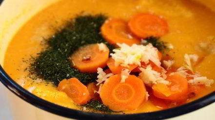Рецепт супа-пюре из тыквы с фрикадельками