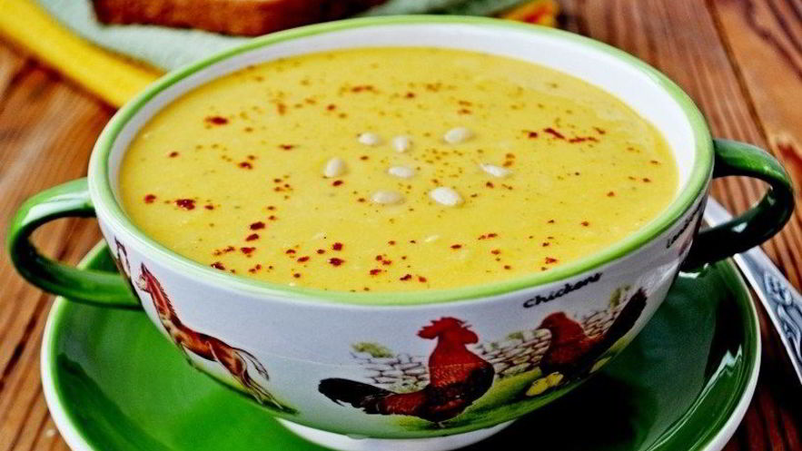 Рецепт супа-пюре из тыквы с тахини