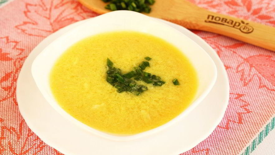 Рецепт супа-пюре из яиц