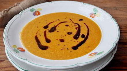 Рецепт супа-пюре из запеченной тыквы