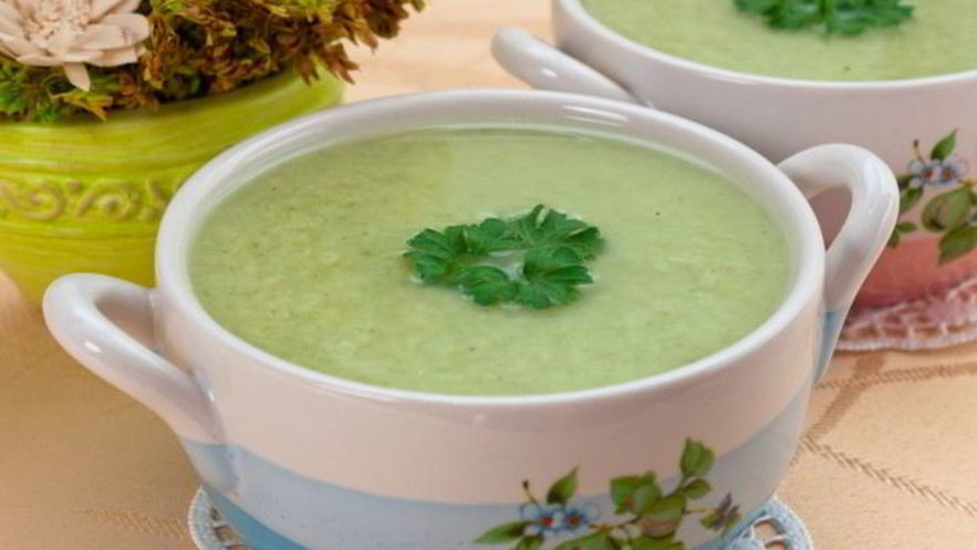 Рецепт супа-пюре с брокколи и куриным филе