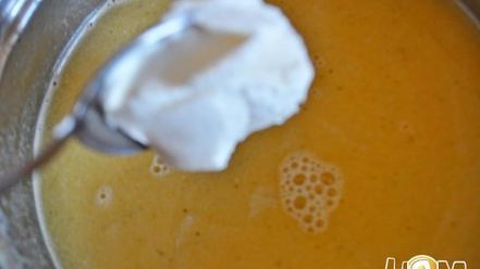 Рецепт супа-пюре с красной рыбой, картофелем и укропом