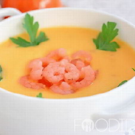 Рецепт Супа-пюре с креветками