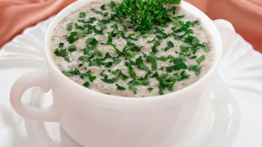 Рецепт супа-пюре с шампиньонами и картофелем