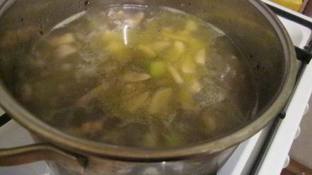 Рецепт супа-пюре с цукини и грибами