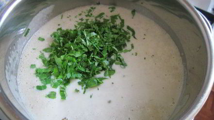 Рецепт супа-пюре с цукини и грибами