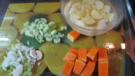 Рецепт супа-пюре с тыквой на бульоне из сухих белых грибов