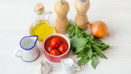 Рецепт томатного супа-пюре с базиликом