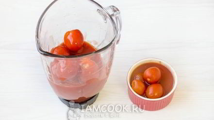 Рецепт томатного супа-пюре с базиликом