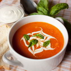 Рецепт Томатного супа-пюре с нутом