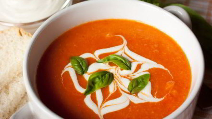 Рецепт томатного супа-пюре с нутом