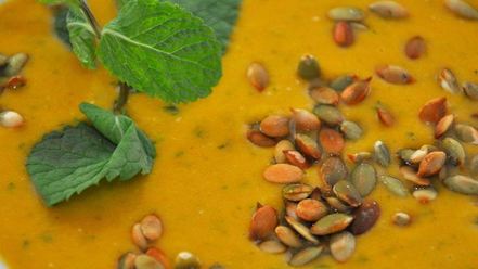 Рецепт тыквенного супа-пюре с чечевицей