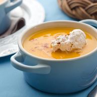 Рецепт Тыквенного супа-пюре с пряными сливками