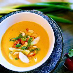Рецепт Вегетарианского супа-пюре из батата