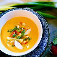 Рецепт Вегетарианского супа-пюре из батата