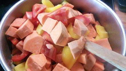 Рецепт вегетарианского супа-пюре из батата