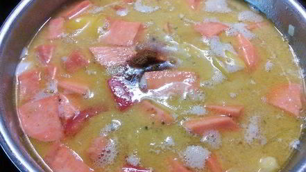 Рецепт вегетарианского супа-пюре из батата