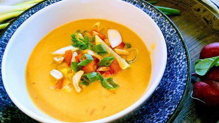 Рецепт вегетарианского супа-пюре из батата