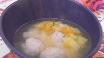 Рецепт Супа с фрикадельками без зажарки