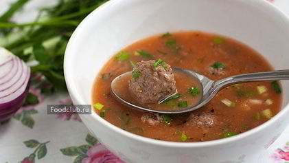 Рецепт Супа с фрикадельками